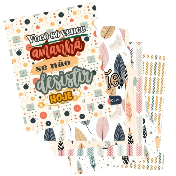 Divisórias para Planner Inspiração Boho