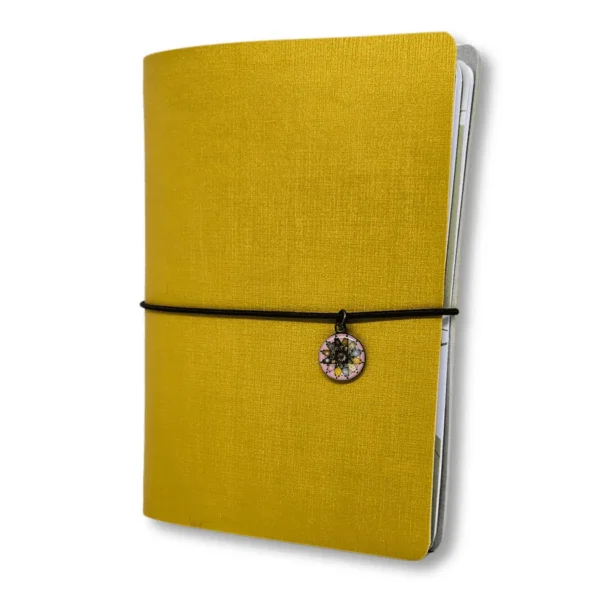 Capa Planner Achala Ouro Mandala - Tipo Midori
