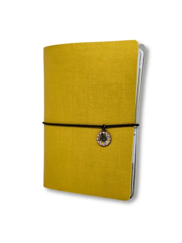 Capa Planner Achala Ouro Mandala - Tipo Midori