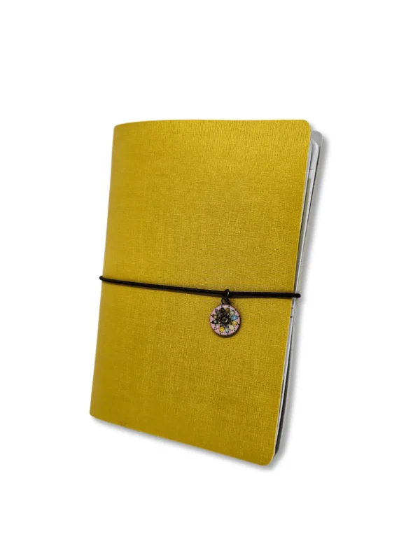 Capa Planner Achala Ouro Mandala - Tipo Midori