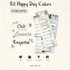 Kit Notas Adesivas Happy Day Colors