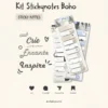 Kit Stickynotes Boho