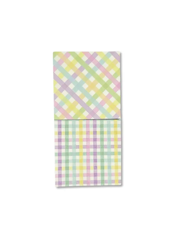 SoftTones Gingham Bloco Adesivo
