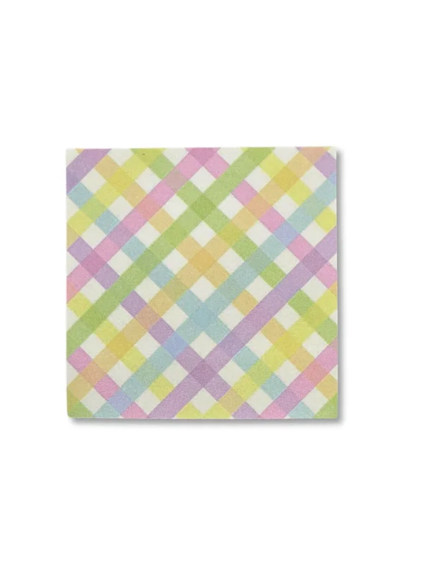 SoftTones Gingham Bloco Adesivo