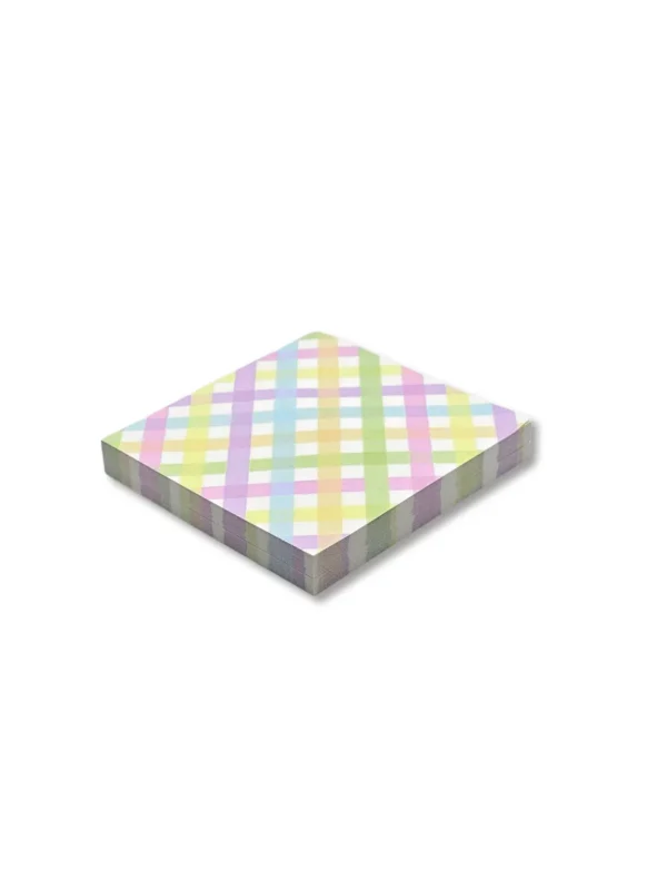 SoftTones Gingham Bloco Adesivo