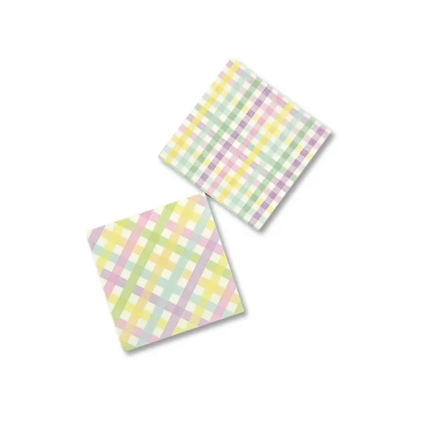 SoftTones Gingham Bloco Adesivo