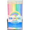 CRIATIC Lápis de Cor CIS - 12 cores pastéis