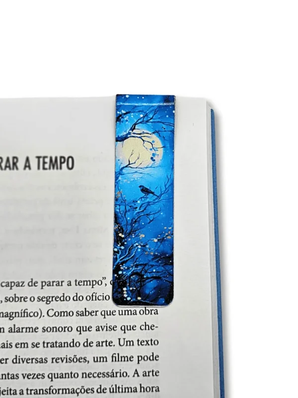 Conjunto Achala com 3 Marcadores de Páginas Magnéticos Reflexos Lunares inspirados nas fases da lua.