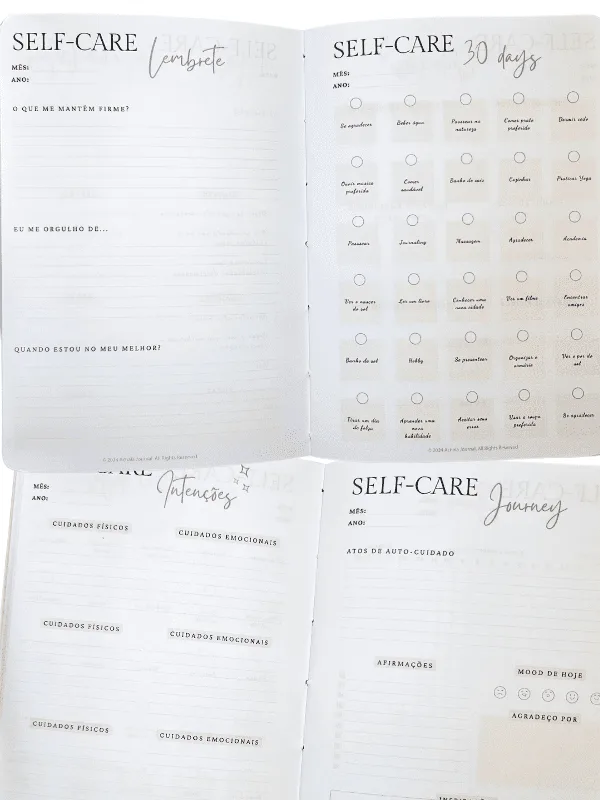 Planner Achala SelfHarmony - Insert Selfcare Trimestral