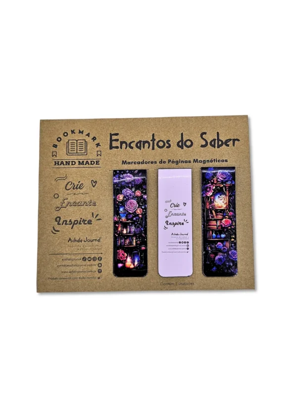 Marcadores de Páginas Magnéticos Encantos do Saber