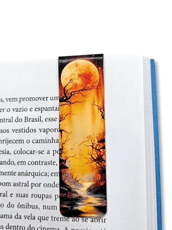 Conjunto Achala com 3 Marcadores de Páginas Magnéticos Reflexos Lunares inspirados nas fases da lua.