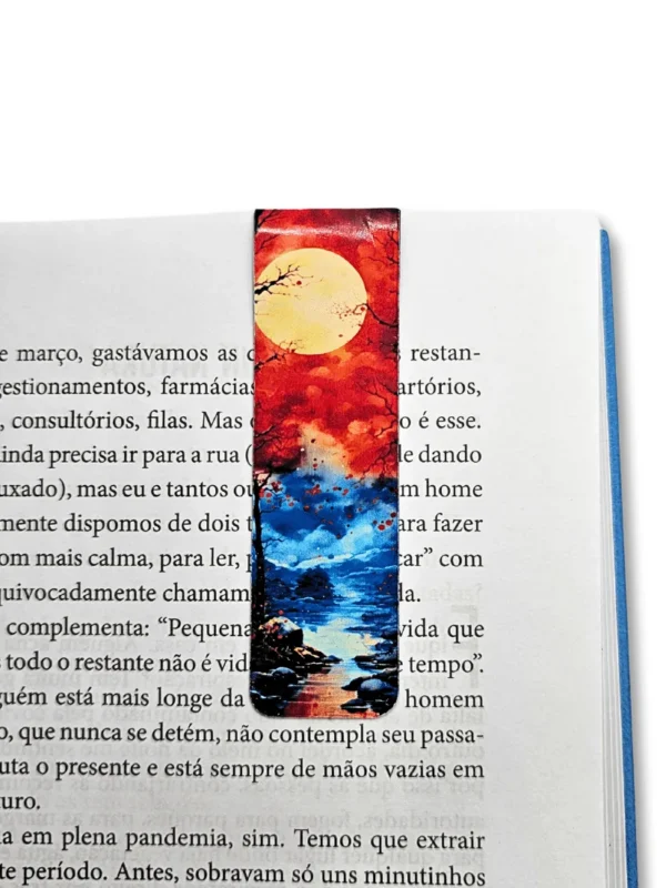 Conjunto Achala com 3 Marcadores de Páginas Magnéticos Reflexos Lunares inspirados nas fases da lua.