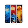 Conjunto Achala com 3 Marcadores de Páginas Magnéticos Reflexos Lunares inspirados nas fases da lua.