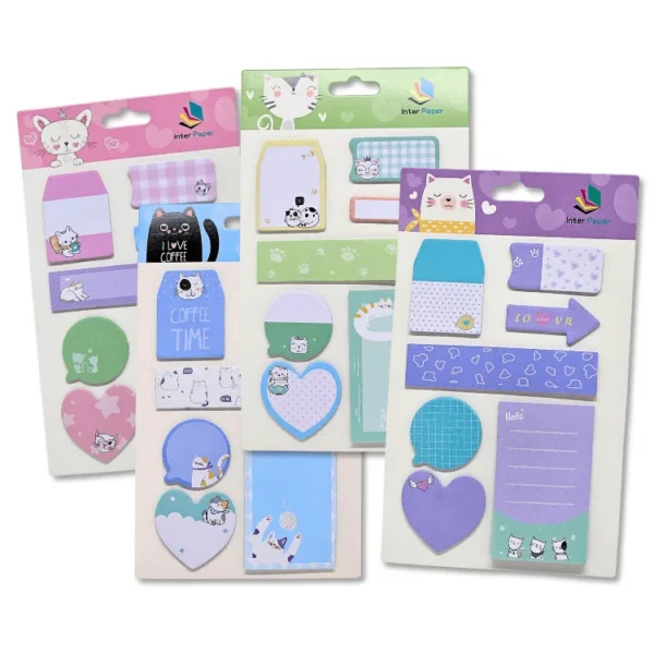 Meow Sticky Notes Inter Paper - Adesivos