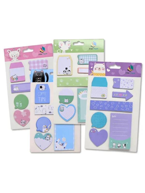 Meow Sticky Notes Inter Paper - Adesivos