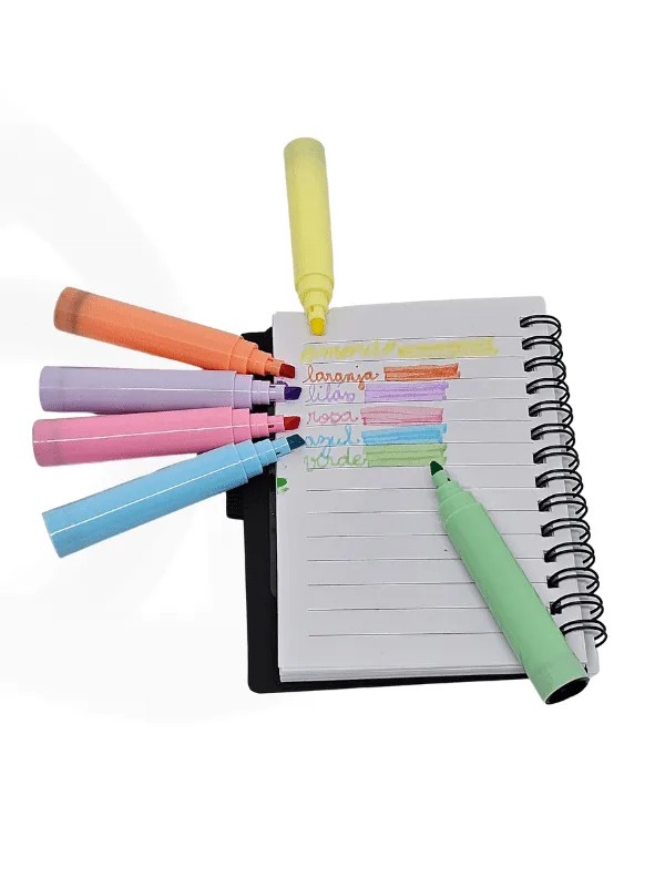Mini Highlighter Kit: Marca Texto