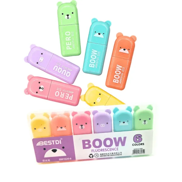 Mini Kit Ursos Boow - Marca Texto