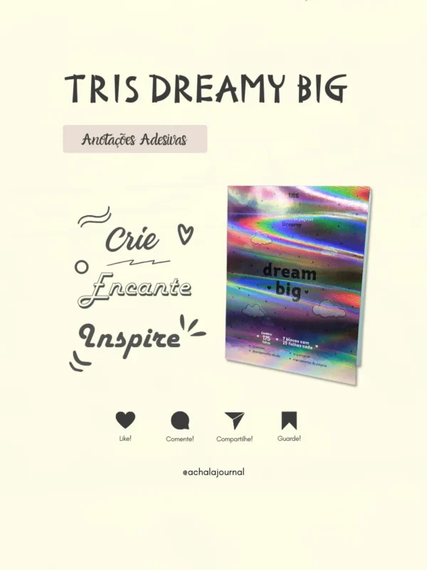 TRIS DREAMY BIG - Anotações Adesivas