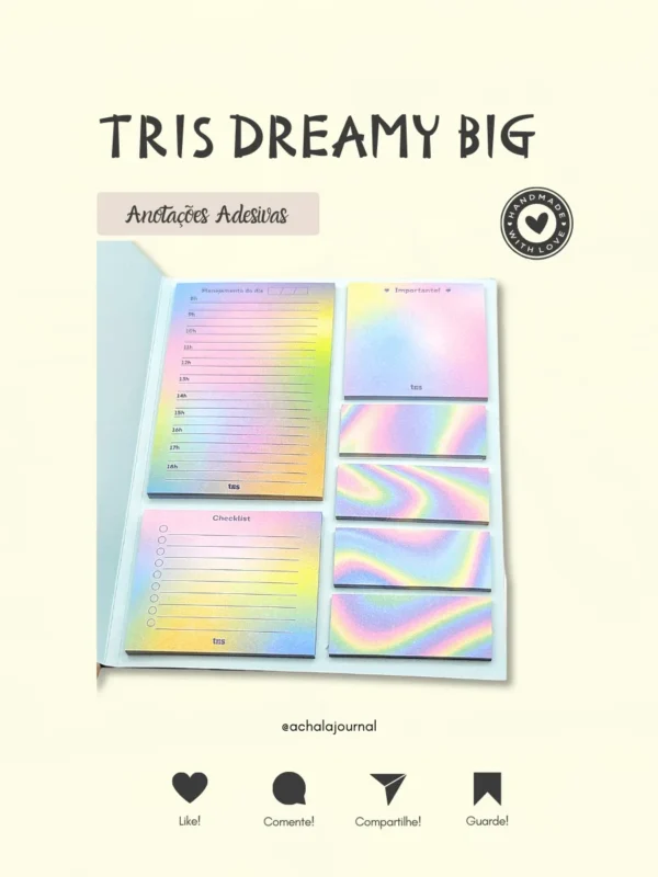 TRIS DREAMY BIG - Anotações Adesivas