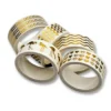 Washi Tapes Tropical Gold - Kit Dourados 5 unid