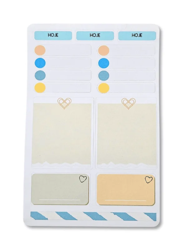 Achala Kit Adesivos para Planner - Toques de Serenidade