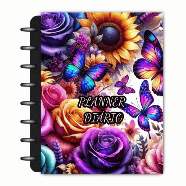 Agenda Planner Diário 2025 Metamorfose | Anual Datado - Papelaria Achala