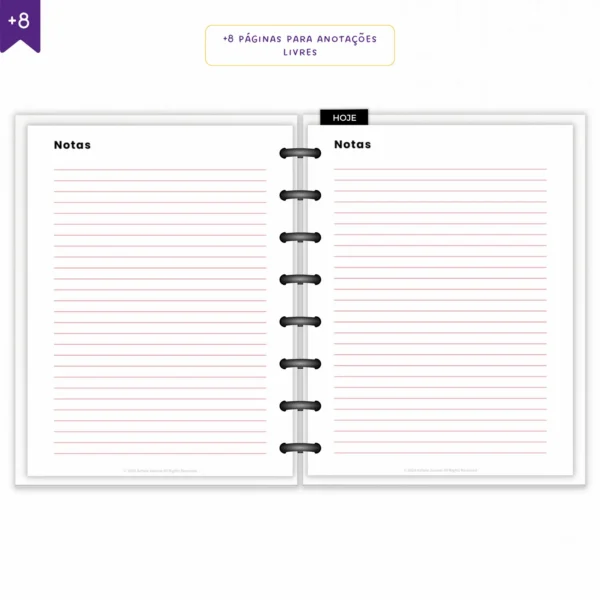 Agenda Planner Diário 2025 Terra | Anual Datado - Papelaria Achala