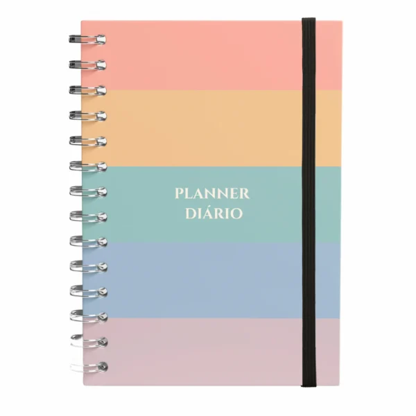Agenda Planner Diário 2025 Tons de Serenidade | Anual Datado - Papelaria Achala