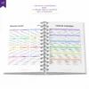 Agenda Planner Diário 2025 Tons de Serenidade | Anual Datado - Papelaria Achala