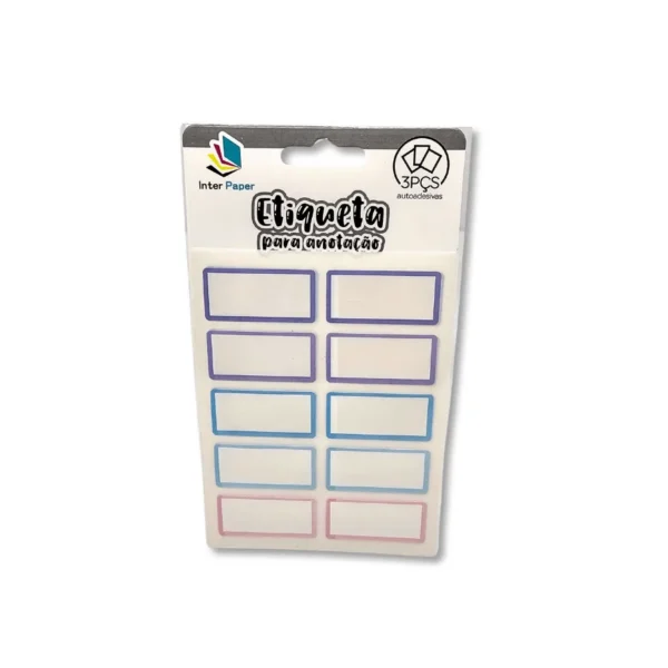 Labels Coloridos Inter Paper - Anotações Adesivas
