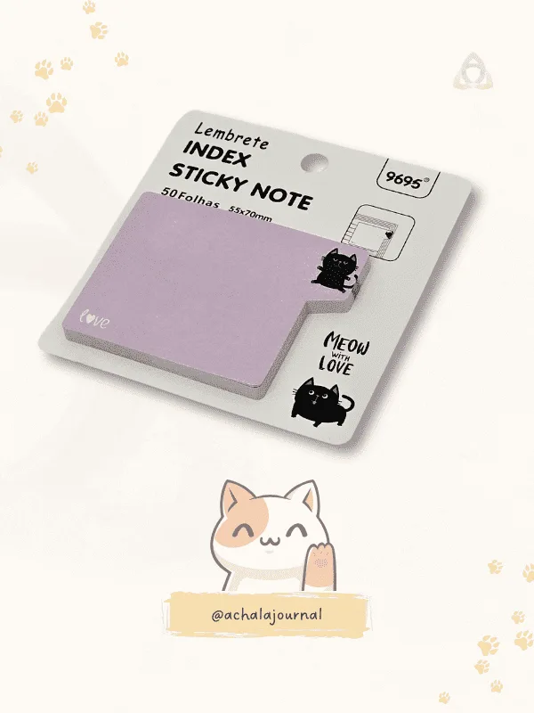 GatoInk Lembretes Bloco de Anotações Adesivo