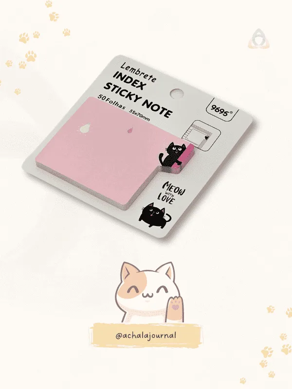 GatoInk Lembretes Bloco de Anotações Adesivo