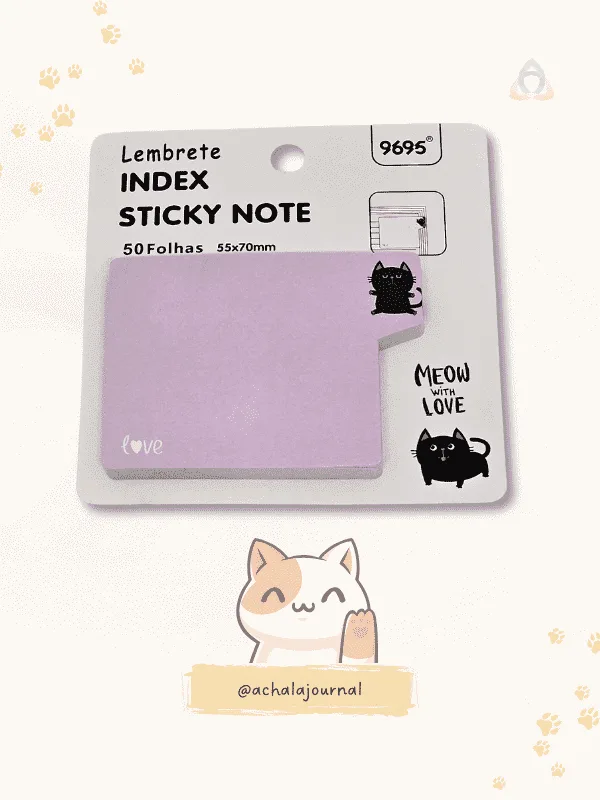 GatoInk Lembretes Bloco de Anotações Adesivo