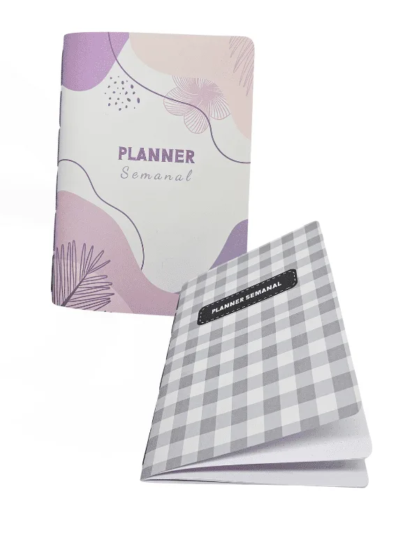 Planner Achala Journey Xadrez - Insert Semanal Premium Não Datado
