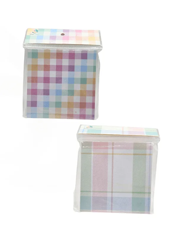 SoftTones Gingham Bloco Adesivo