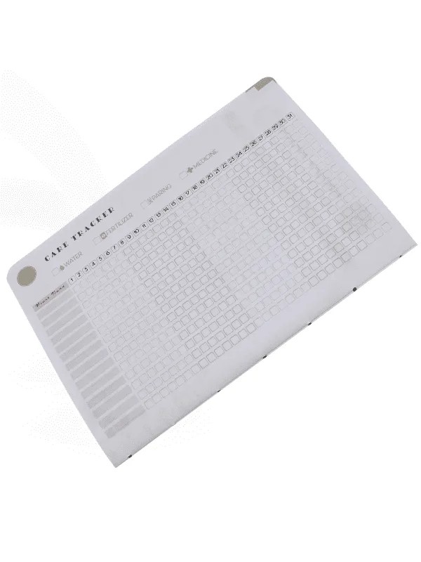 Planner Achala Flora - Insert Plantas CareTracker