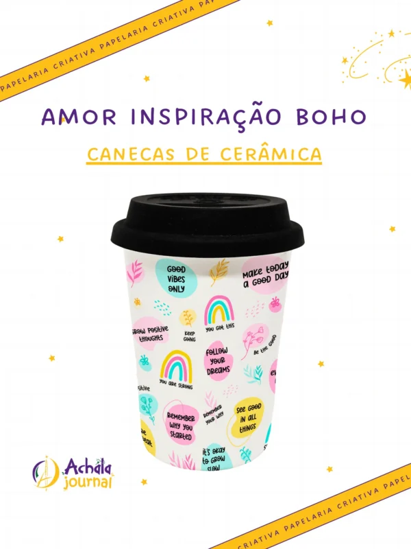 Florescer Boho Copo Tipo Starbucks