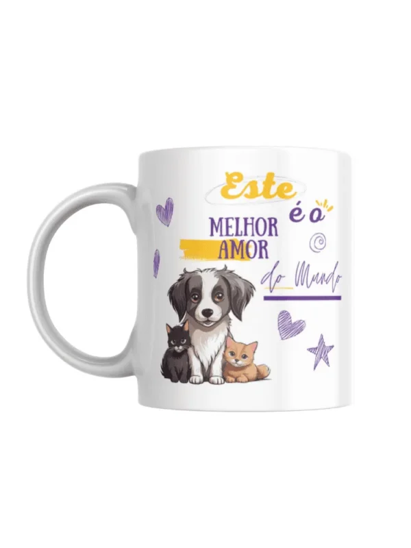 Caneca Meu Melhor Amor - Cerâmica