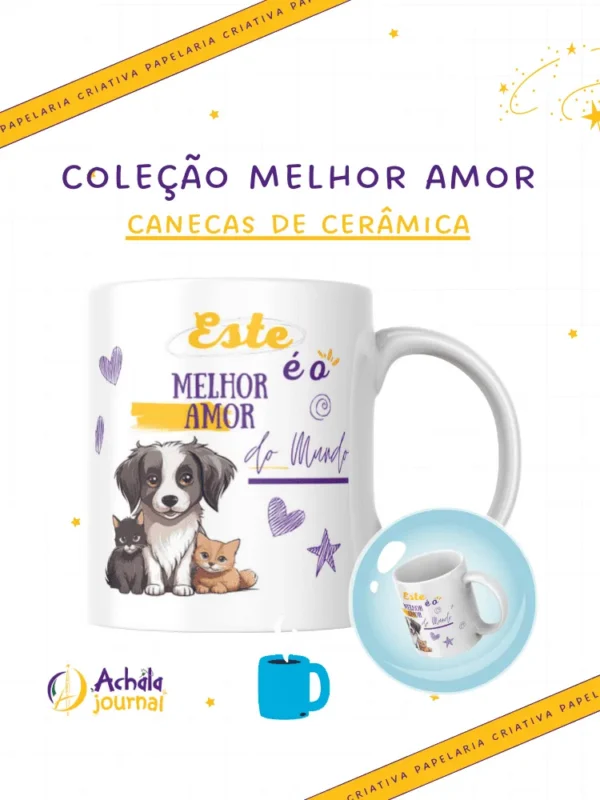 Caneca Meu Melhor Amor - Cerâmica