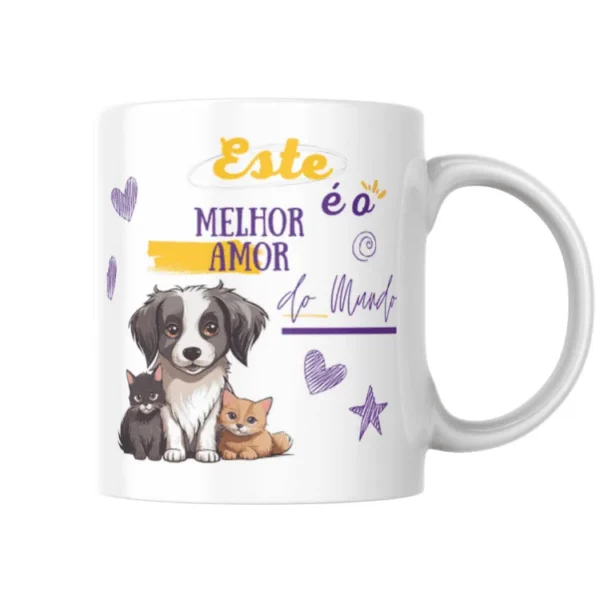 Caneca Meu Melhor Amor - Cerâmica