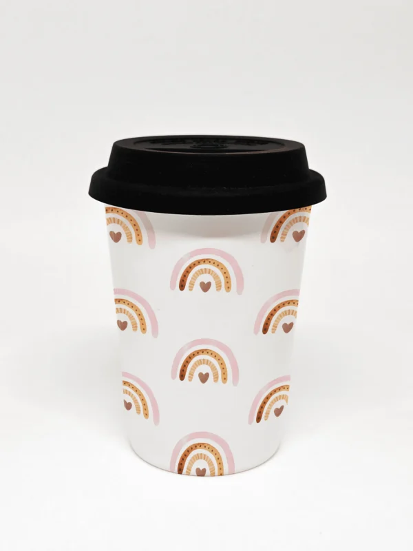 Coração Boho Copo Tipo Starbucks
