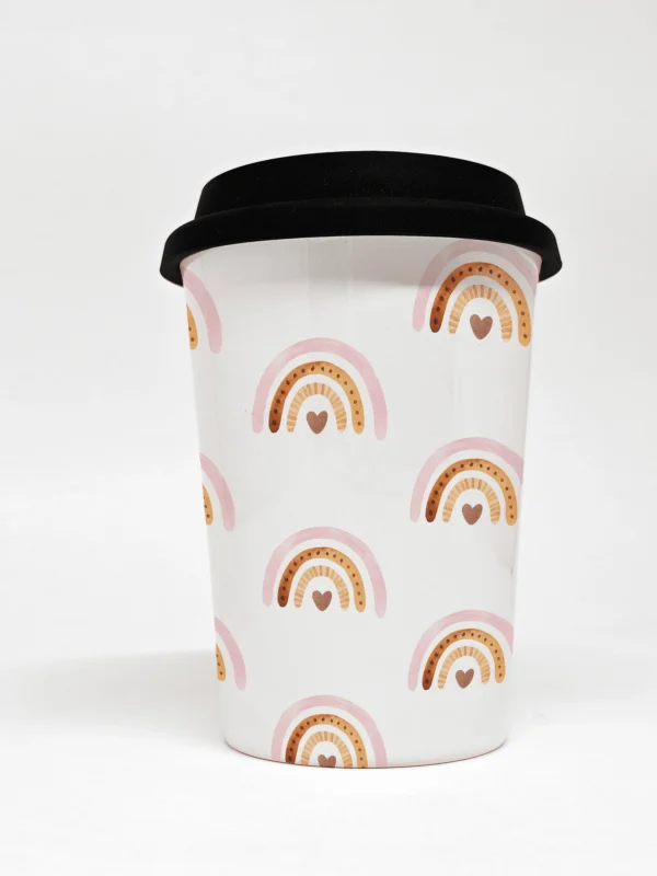Coração Boho Copo Tipo Starbucks