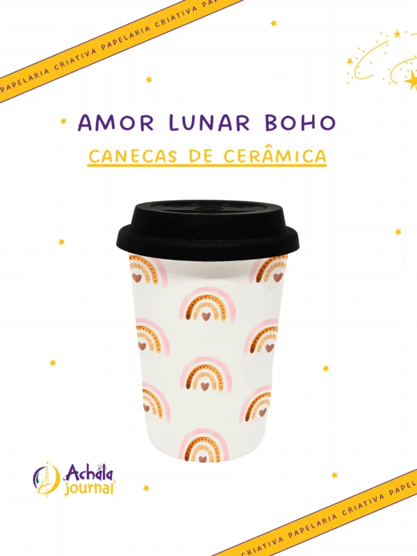 Coração Boho Copo Tipo Starbucks