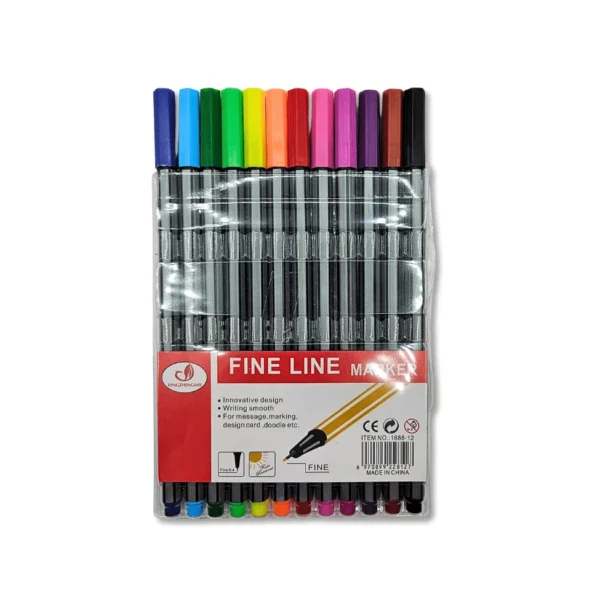 CreativeTouch Fineliners - Kit de canetas com 12 cores