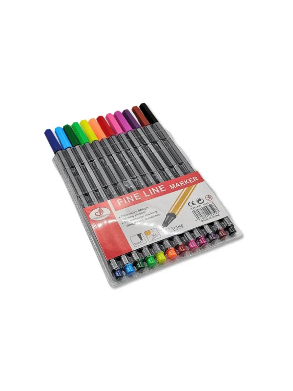 CreativeTouch Fineliners - Kit de canetas com 12 cores