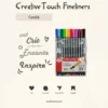 CreativeTouch Fineliners - Kit de canetas com 12 cores