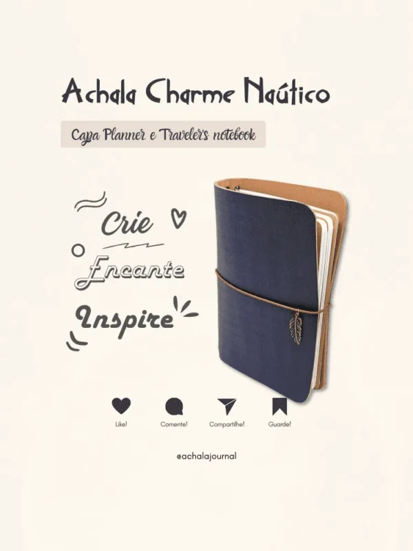 Capa Planner Achala Charme Náutico - Tipo Midori