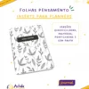 Planner Achala Folhas Pensamento GridMaster - Insert Journal Quadriculado