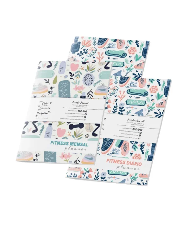 Kit Achala Planner Fitness - 3 Inserts por 2