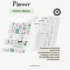 Achala Planner Fitness Mensal – Insert